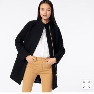 J.Crew Stadium Cloth Italian Wool Cocoon Coat- 12